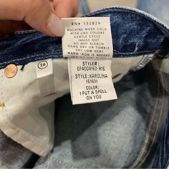 GRLFRND Karolina High-Rise Skinny Jean  in I Put  a Spell on you 26 NEW - Picture 9 of 10